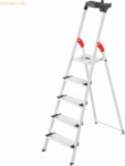 Hailo Stehleiter L80 ComfortLine 5 stufig