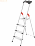 Hailo Stehleiter L80 ComfortLine 4 stufig