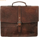Pride & Soul Businesstasche Jayden 37x30x8cm Leder braun