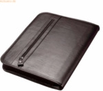 Alassio Konferenzmappen 36x28,5x4 cm 1000g Echt Leder schwarz