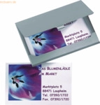 Sigel Visitenkartenetui 91x58mm Alu silber matt