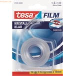 7 x Tesa Klebefilm tesafilm kristall-klar 15mmx33m 1x Rolle+EasyCut Ha