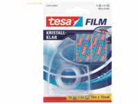 6 x Tesa Klebefilm tesafilm kristall-klar 15mmx10m 2x Rolle+EasyCut Ha