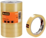 Scotch Klebeband Transparent 508 PP 66 m x 19 mm 8 Rollen.
