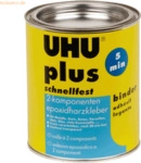 3 x Uhu 2-Komponenten-Epoxidhartkleber plus schnellfest Binder Dose 88