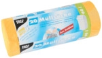 PapStar M&uuml;llbeutel mit Zugband - 60 L HDPE gelb 20 St&uuml;ck.