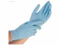 10 x Hygonorm Nitril-Handschuh Safe Fit puderfrei L 24cm blau VE=200 S