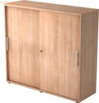mcbuero.de Schiebet&uuml;renschrank Serie 9 3OH BxTxH 120x40x110cm Griff RE