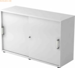 mcbuero.de Schiebet&uuml;rschrank Derie 9 2 OH BxTxH 120x40x74,8cm Griff CE