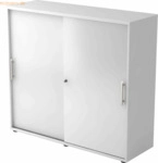 mcbuero.de Schiebet&uuml;renschrank Serie 9 3OH BxTxH 120x40x110cm Griff RE