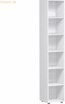 Geram&ouml;bel Regal Flex S-346001-W 6OH 6B&ouml;den 400x2.160x400mm wei&szlig;