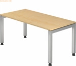 mcbuero.de Schreibtisch 160x80cm Ahorn