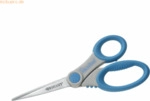 Westcott Schere Microban Softgrip 21,0 cm grau/blau