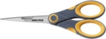 WESTCOTT Schere Titanium Non Stick grau/gelb abgerundet gerade symmetr
