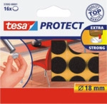 20 x Tesa Filzgleiter Protect Durchmesser 18mm rund braun