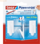 6 x Tesa Powerstrips Haken Small Trend wei&szlig; VE=3 St&uuml;ck
