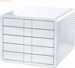 Han Schubladenbox IBox C4 5 Sch&uuml;be geschlossen wei&szlig;