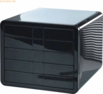 Han Schubladenbox IBox C4 5 Sch&uuml;be geschlossen schwarz