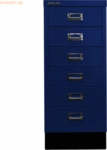 Bisley Schubladenschrank MultiDrawer 29er Serie Sockel A4 6 Schubladen