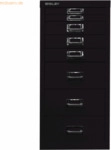 Bisley Schubladenschrank 8 Sch&uuml;be HxBxT 590x279x380mm schwarz
