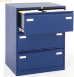 Bisley Light H&auml;ngeregistraturschrank Light 3 Sch&uuml;be 2-bahnig oxfordbla