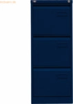 Bisley H&auml;ngeregistraturschrank Light 3 Sch&uuml;be 1-bahnig oxfordblau