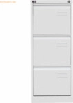 Bisley H&auml;ngeregistraturschrank Light 3 Sch&uuml;be 1-bahnig verkehrswei&szlig;