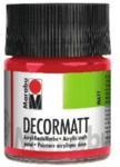 Marabu Decormatt Acryl - Kirschrot 031 50 ml.