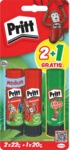 Pritt Pritt Klebestift 2+1, Sonderedition Klebe nat&uuml;rlich, sort., 2 x