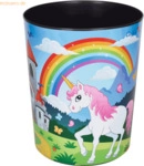 L&auml;ufer Papierkorb Motivposter 13 Liter Einhorn