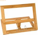 Wedo Buchst&auml;nder Holz Bambus gro&szlig; braun