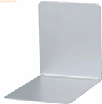 Maul Buchst&uuml;tzen Metall breit 14x12x14cm silber VE=2 St&uuml;ck