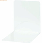 Maul Buchst&uuml;tzen Metall breit 14x12x14cm wei&szlig; VE=2 St&uuml;ck