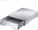Leitz Briefablage Plus A4 mit Schublade grau