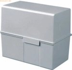 Han Karteibox A8 quer inkl. 100 Karten und A-Z Register lichtgrau