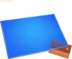 L&auml;ufer Schreibunterlage Durella Transluzent 40x53 cm blau