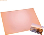 L&auml;ufer Schreibunterlage Durella Transluzent 40x53 cm orange