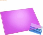 L&auml;ufer Schreibunterlage Durella Transluzent 40x53 cm pink