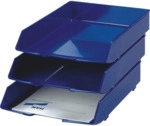5 x Han Briefablage Wave C4 blau