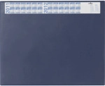 Durable Schreibunterlage 65x52cm Vollsichtfolie dunkelblau