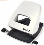 Leitz Locher 2,5mm mit Anschlagschiene perlwei&szlig;