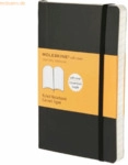 Moleskine Notizbuch P A6 9x14cm liniert Softcover schwarz