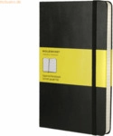 Moleskine Notizbuch Classic A5 120 Blatt kariert schwarz