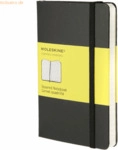 Moleskine Notizbuch Classic A6 96 Blatt kariert schwarz
