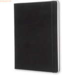 Moleskine Notizbuch XL 19x25cm blanko Hardcover 96 Blatt schwarz