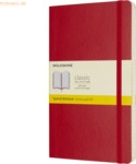 Moleskine Notizbuch Large A5 kariert Softcover scharlachrot