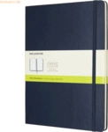 Moleskine Notizbuch XL 19x25cm blanko Hardcover 96 Blatt saphir