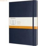 Moleskine Notizbuch XL 19x25cm liniert Hardcover 96 Blatt saphir