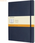 Moleskine Notizbuch XL 19x25cm liniert Softcover saphir