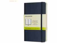 Moleskine Notizbuch Pocket A6 blanko Softcover saphir